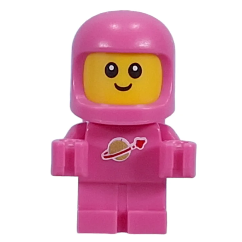 Classic Space Baby, Dark Pink, White Pupils — minifigurine LEGO | Brick Broker