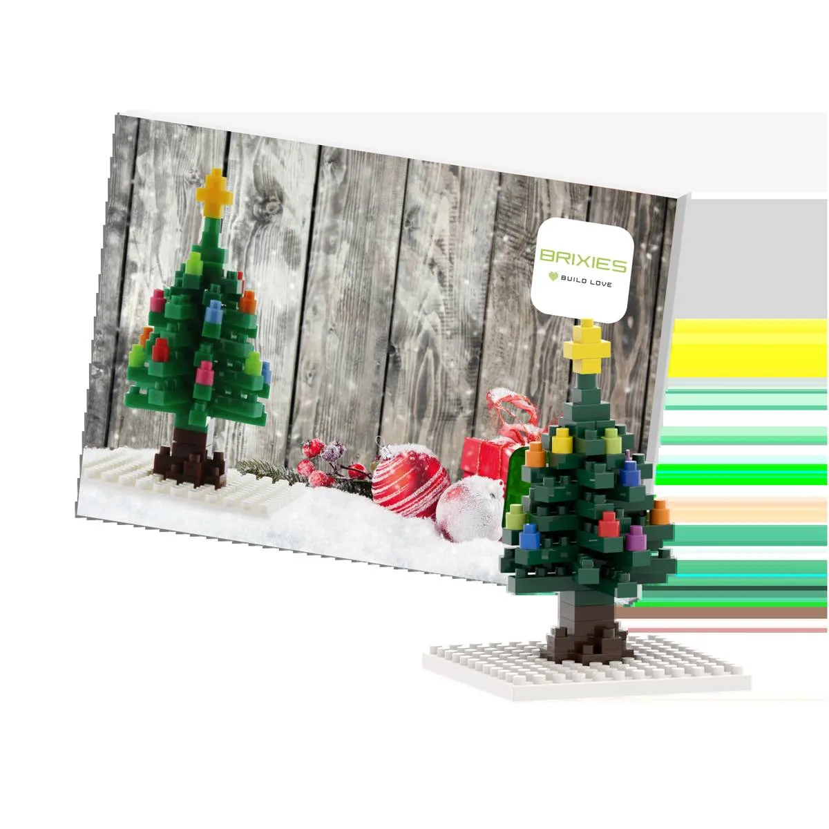 BRIXIES Carte de Noël sapin (BRIXIES-220.014) - prix | Brick Broker