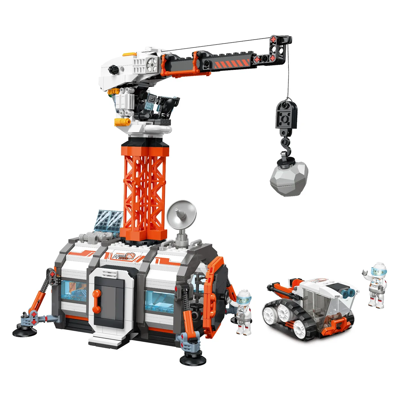 JIESTAR Ensemble de construction iBlock Base de grue de tour galactique et astromobile (JS-LL001) - prix | Brick Broker