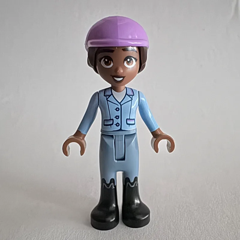 Aliya - Bright Light Blue Top, Sand Blue Pants — minifigurine LEGO | Brick Broker