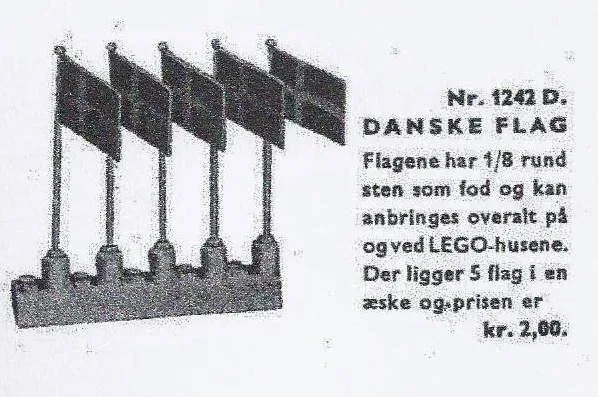 LEGO 5 Drapeaux Danois (1242D-1) - prix et où acheter | Brick Broker