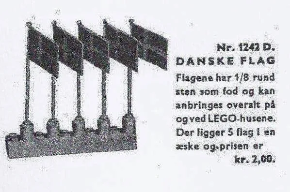 LEGO 5 Drapeaux Danois (1242D-1) - prix et où acheter | Brick Broker