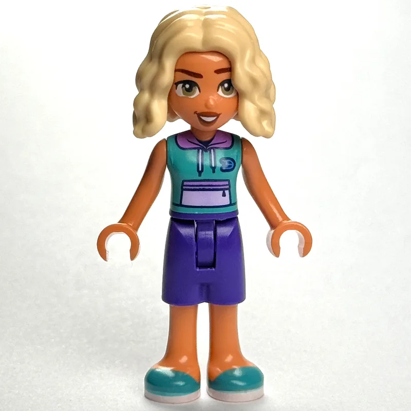 Nova, Dark Turquoise Top, Dark Purple Pants — minifigurine LEGO | Brick Broker