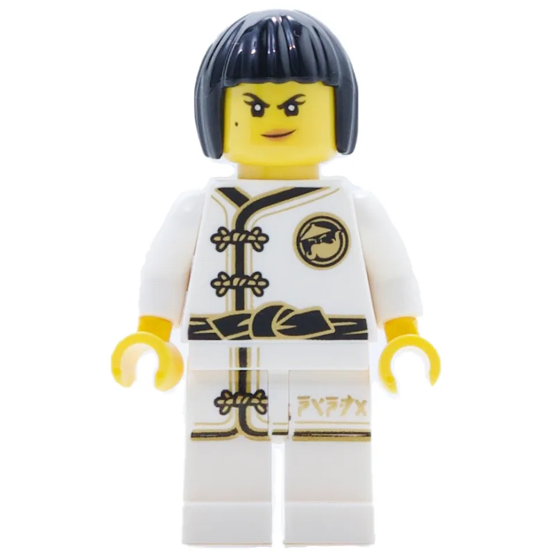 Nya in White Training Gi with Bob Cut Hair — minifigurine LEGO | Brick Broker