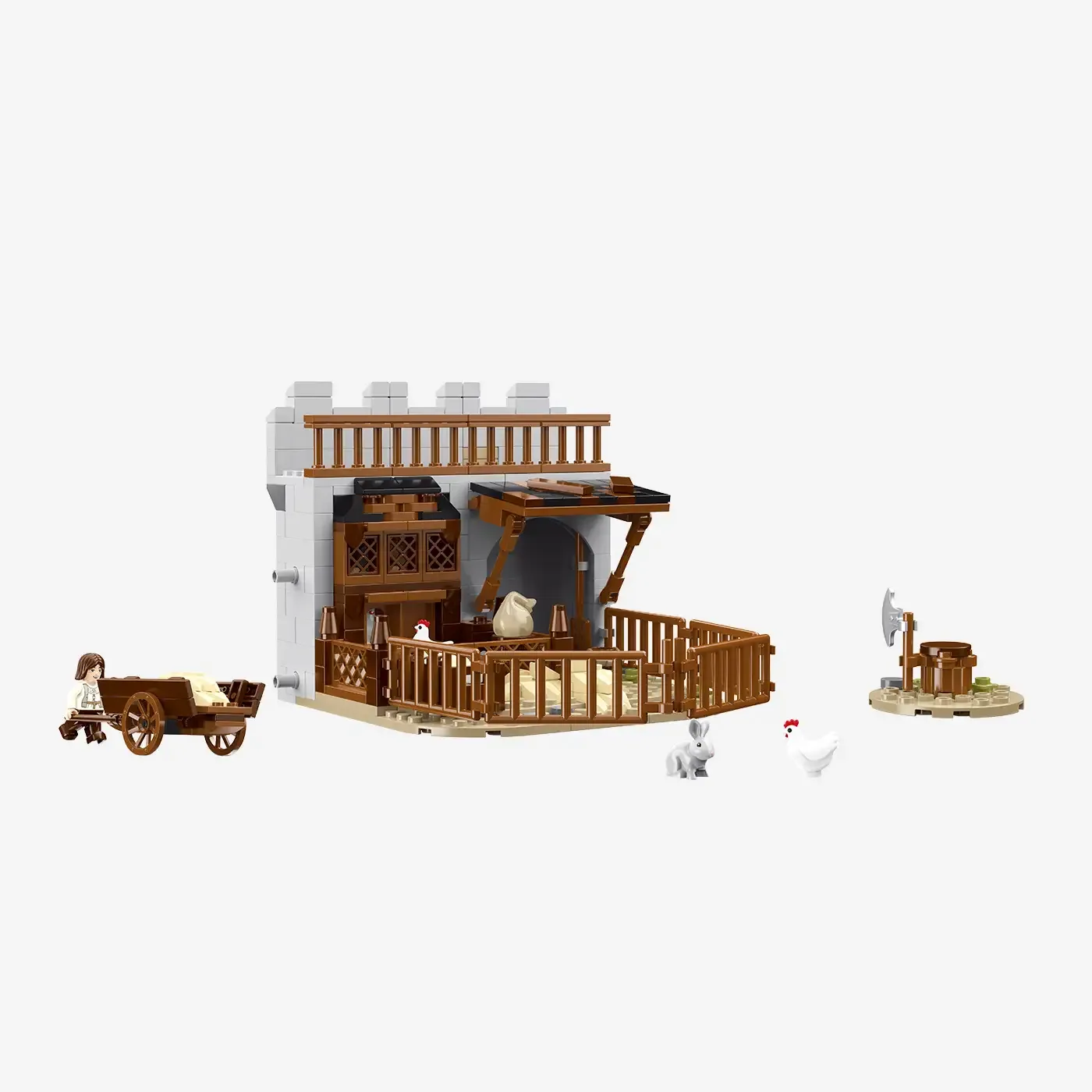 BlueBrixx Château de Bear Rock - Cages et enclos pour animaux (BB-109652) - prix | Brick Broker