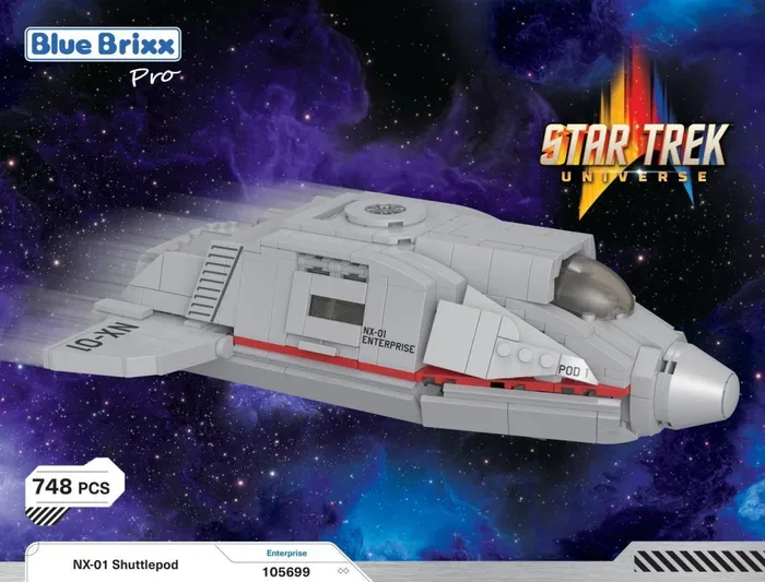 BlueBrixx STAR TREK NX-01 Navette (BB-105699) - prix | Brick Broker