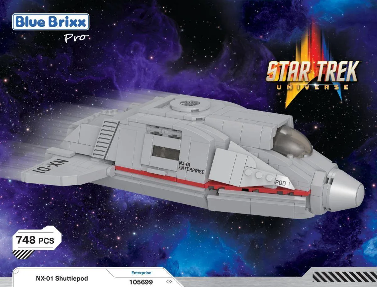 BlueBrixx STAR TREK NX-01 Navette (BB-105699) - prix | Brick Broker