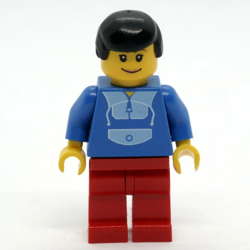 Blue Torso, Red Legs, Black Hair — dans quels sets LEGO ? (fig-011058) | Brick Broker