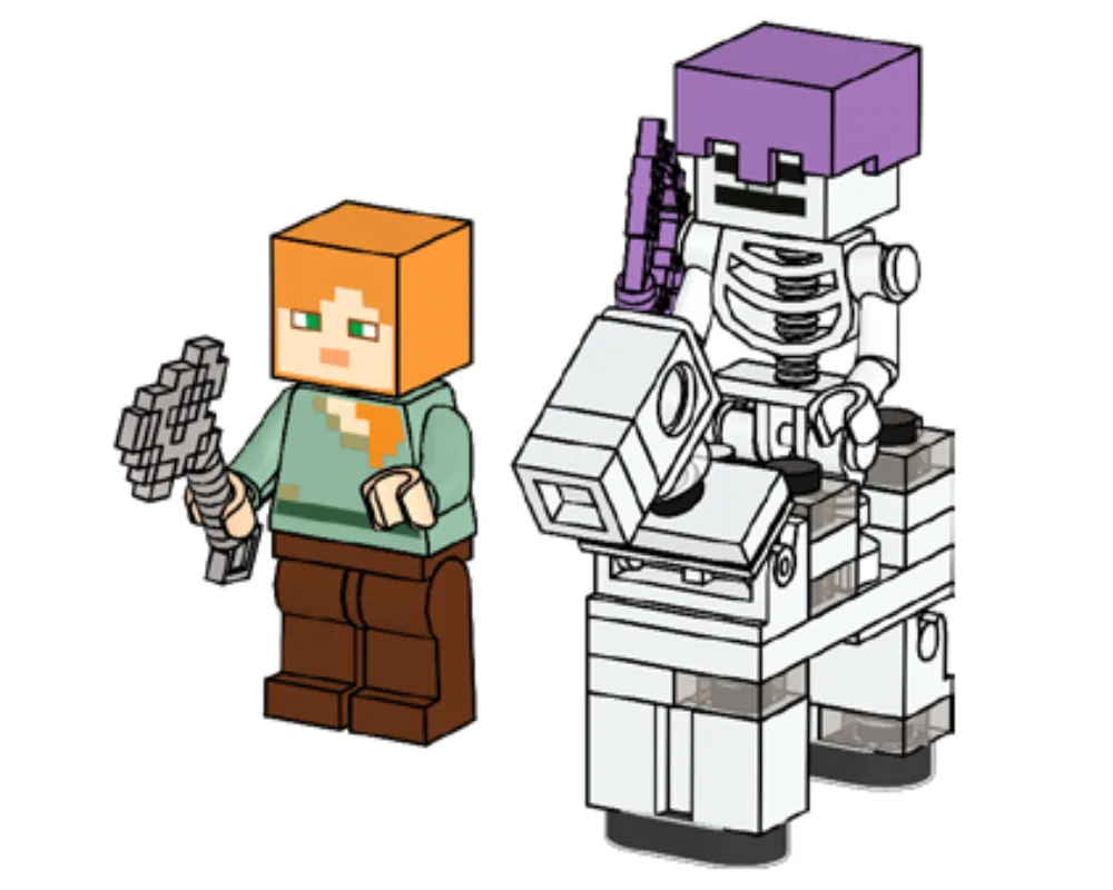 LEGO 662206 Alex avec Squelette et Cheval Squelette - prix | Brick Broker
