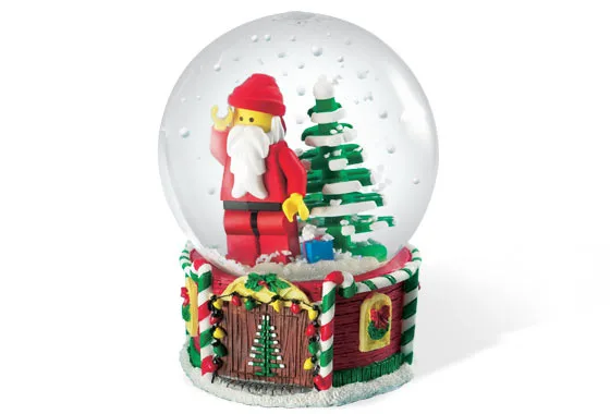 LEGO 4287 Boule à neige avec minifigurine de Père Noël - prix | Brick Broker