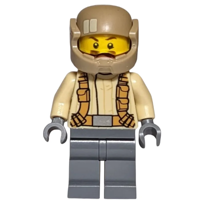 Resistance Soldier, Dark Tan Helmet, Tan Shir… — minifigurine LEGO | Brick Broker
