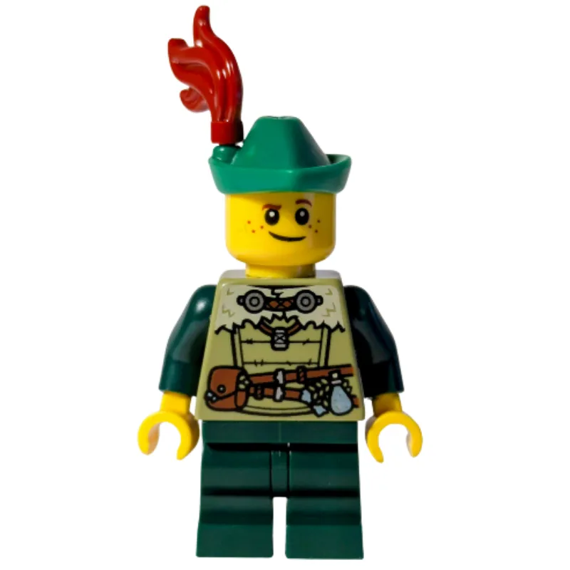 Elf, Olive Green Torso, Dark Green Medium Leg… — minifigurine LEGO | Brick Broker