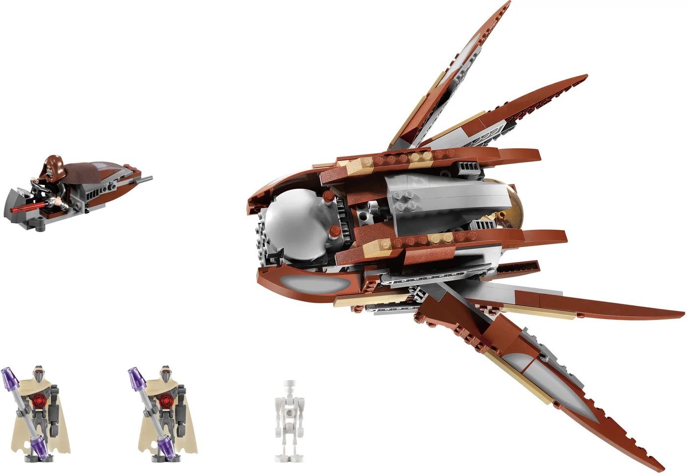 LEGO 7752 Le voilier solaire du Comte Dooku - prix | Brick Broker