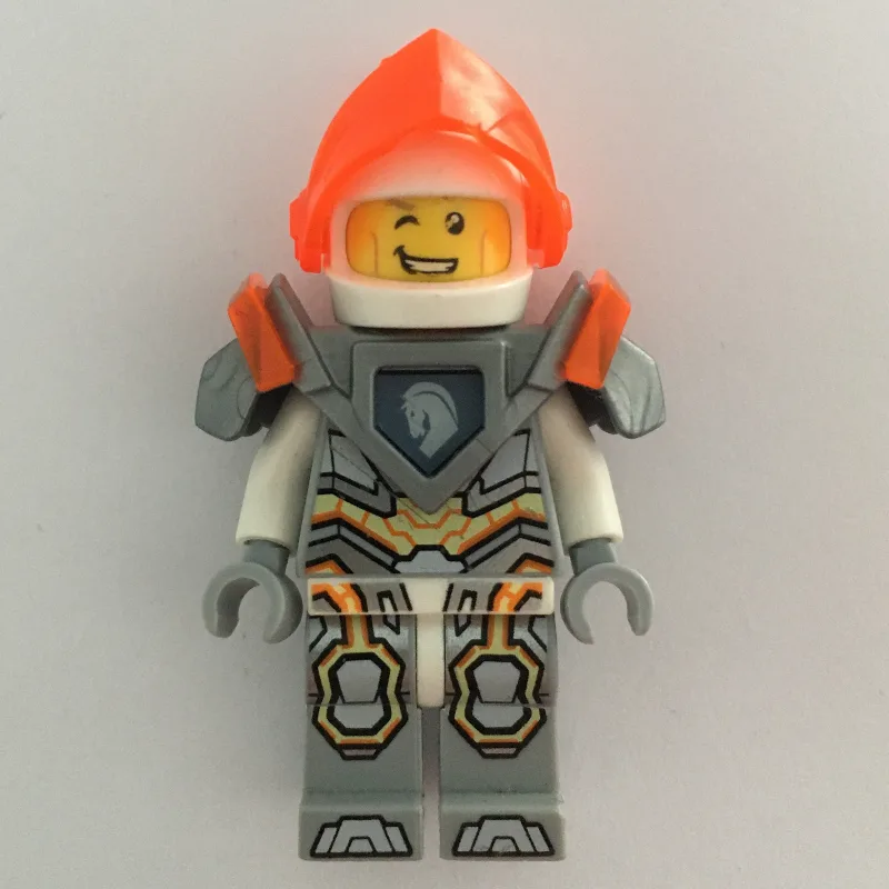 Lance Richmond with Trans-Neon Orange Visor a… — minifigurine LEGO | Brick Broker