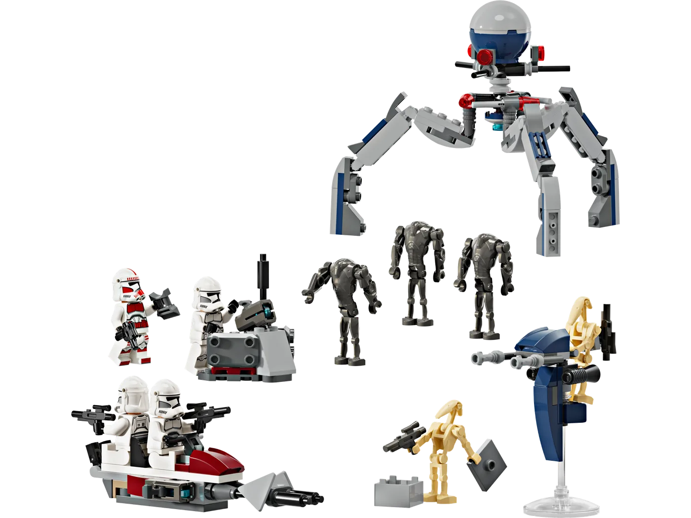 LEGO 75372 Battle Pack Clone Troopers contre Droïdes de combat - prix | Brick Broker