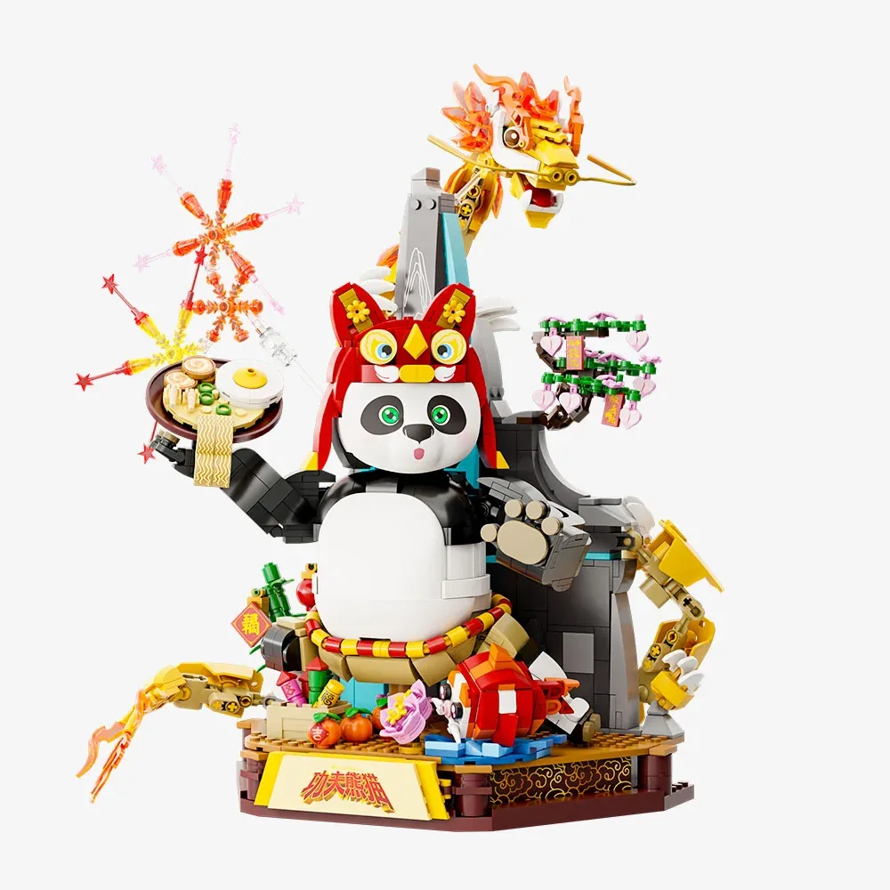 Pantasy Kung Fu Panda Guerrier Dragon Fête des Lanternes Édition Spéciale (PANT-86504) - prix | Brick Broker