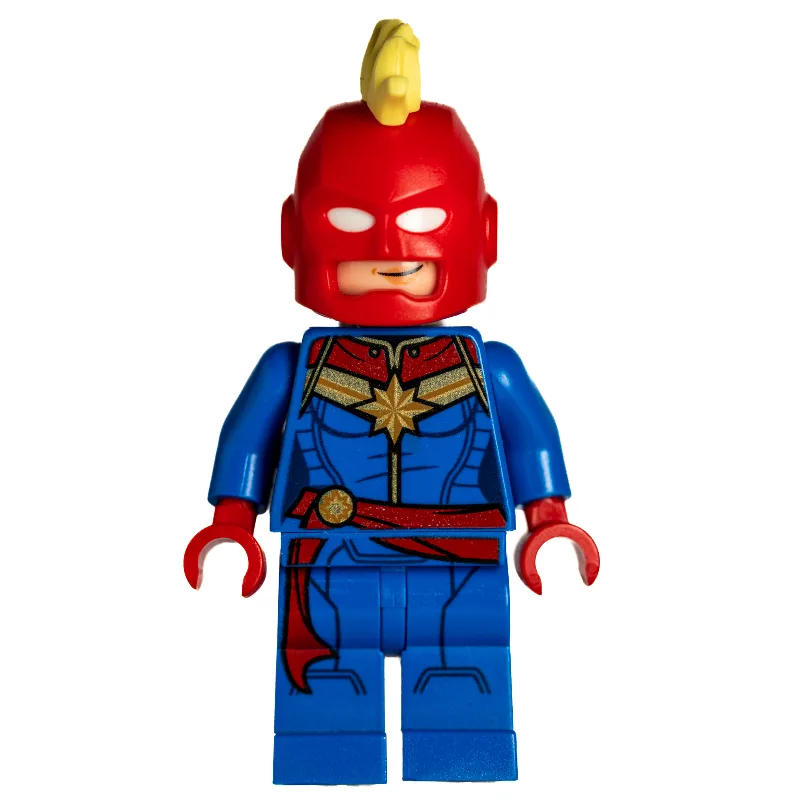 Captain Marvel, Red Helmet with Mohawk — dans quels sets LEGO ? (fig-009397) | Brick Broker