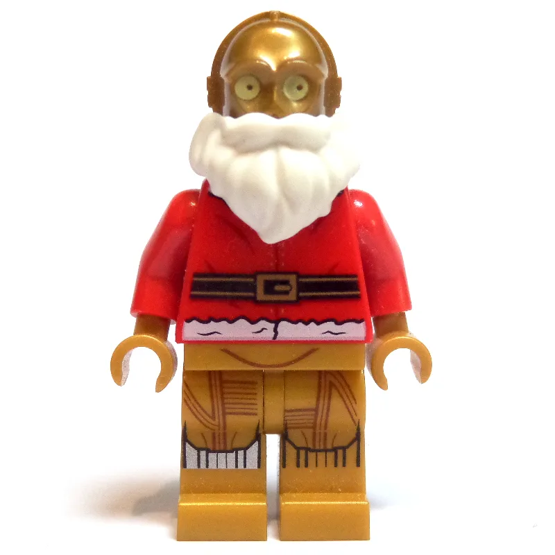 C-3PO, Santa Jacket and White Beard — dans quels sets LEGO ? (fig-004737) | Brick Broker