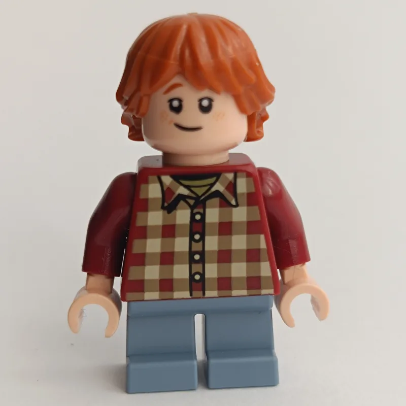 Ron Weasley, Dark Red Shirt, Sand Blue Short… — minifigurine LEGO | Brick Broker
