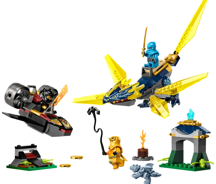 LEGO 71798 La bataille du bébé dragon de Nya et Arin - prix | Brick Broker