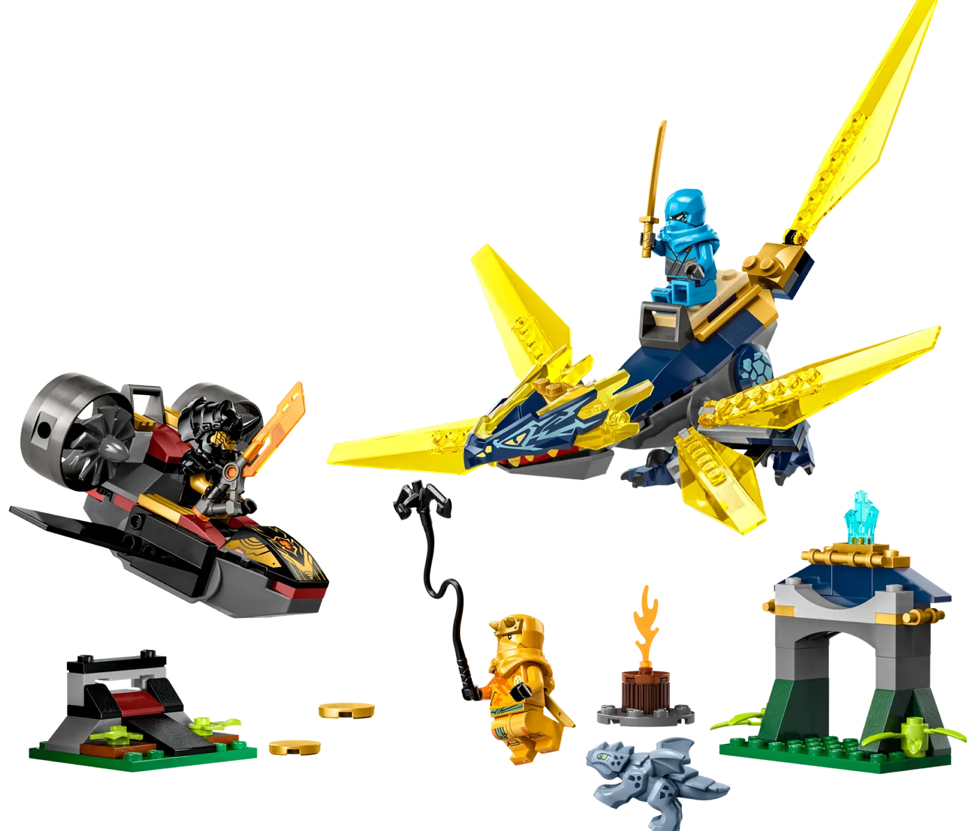 LEGO 71798 La bataille du bébé dragon de Nya et Arin - prix | Brick Broker