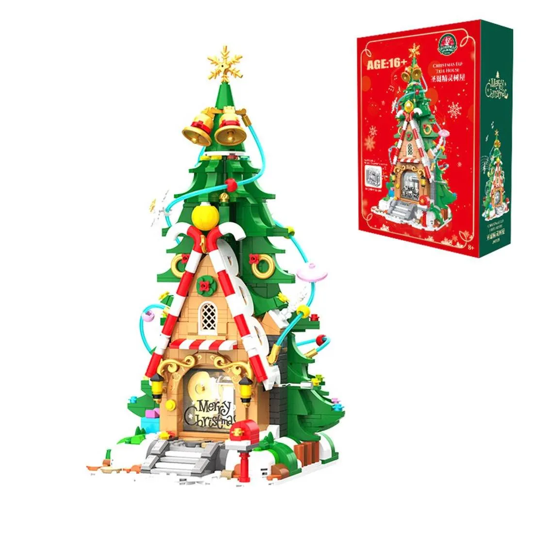 LesDiy Boîte musicale de l'arbre de Noël du lutin (LESDIY-3520192) - prix | Brick Broker