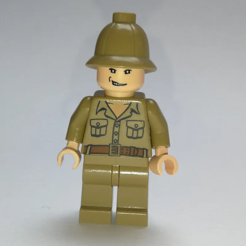 Rene Belloq, Dark Tan Outfit — dans quels sets LEGO ? (fig-005861) | Brick Broker