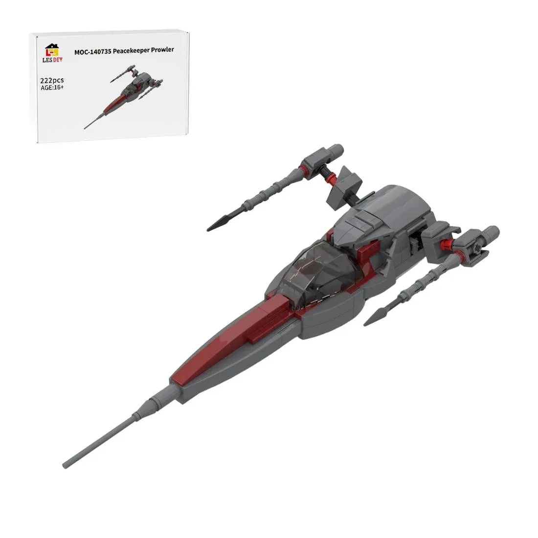 LesDiy Vaisseau Sci-Fi Peacekeeper Prowler (LESDIY-3724424) - prix | Brick Broker