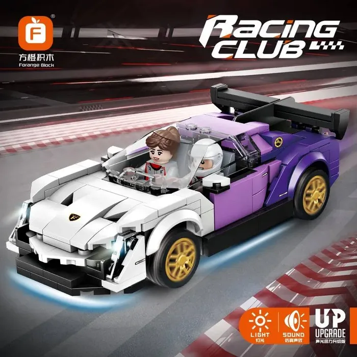 Forange Voiture de course violette (FOR-FC1615) - prix | Brick Broker