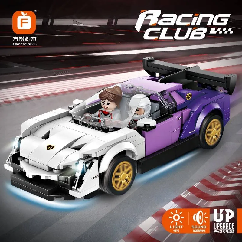 Forange Voiture de course violette (FOR-FC1615) - prix | Brick Broker