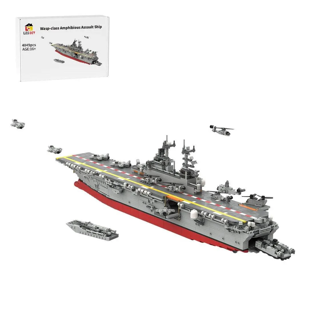LesDiy Navire d'assaut amphibie de classe Wasp (LESDIY-3522188) - prix | Brick Broker