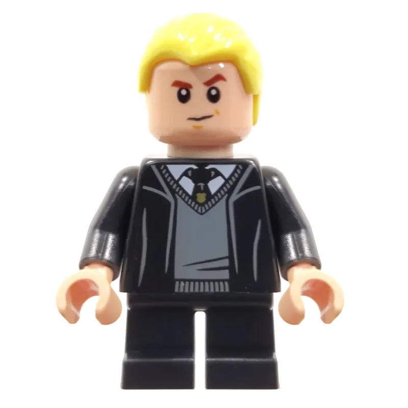 Draco Malfoy, Open Long Robes over Slytherin… — minifigurine LEGO | Brick Broker