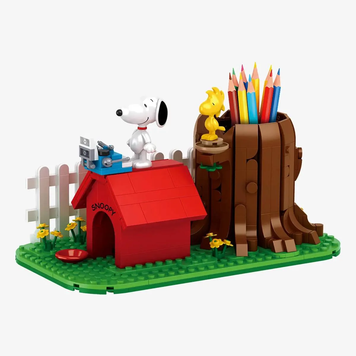 BlueBrixx Porte-stylo Snoopy Peanuts (BB-108115) - prix | Brick Broker