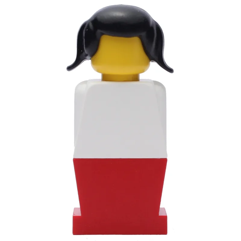 LEGOLAND Female, White Torso, Red Legs, Black… — minifigurine LEGO | Brick Broker