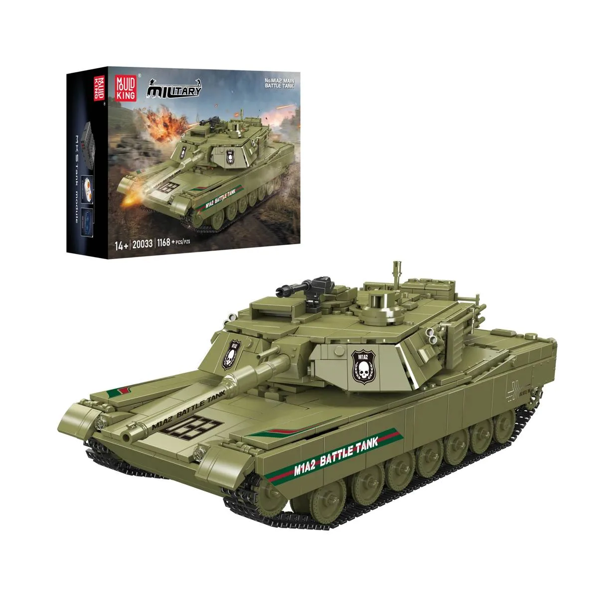 Mould King Char de Combat Principal M1A2 (MOU-20033) - prix | Brick Broker