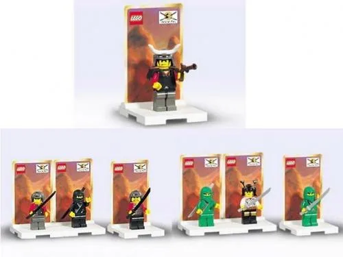LEGO Packs de minifurines Ninja (3 pièces) (cnminifigs-1) - prix | Brick Broker