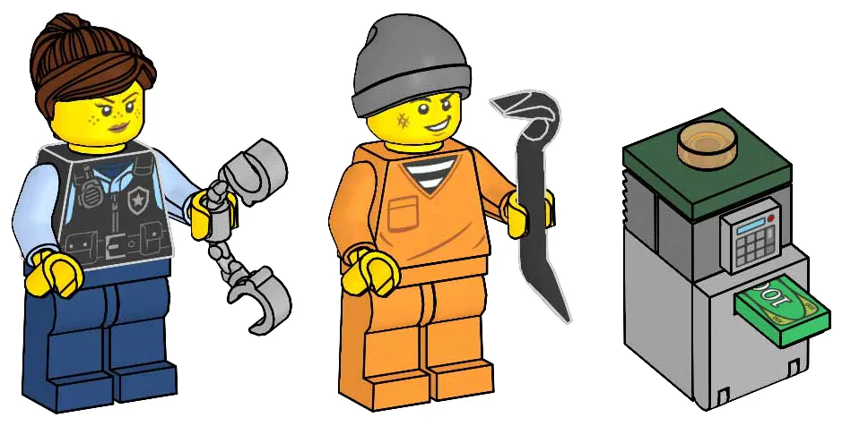 LEGO 952501 Policier et criminel - prix et où acheter | Brick Broker