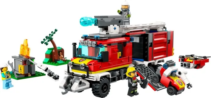 LEGO 60374 Camion de Commandement des Pompiers - prix | Brick Broker