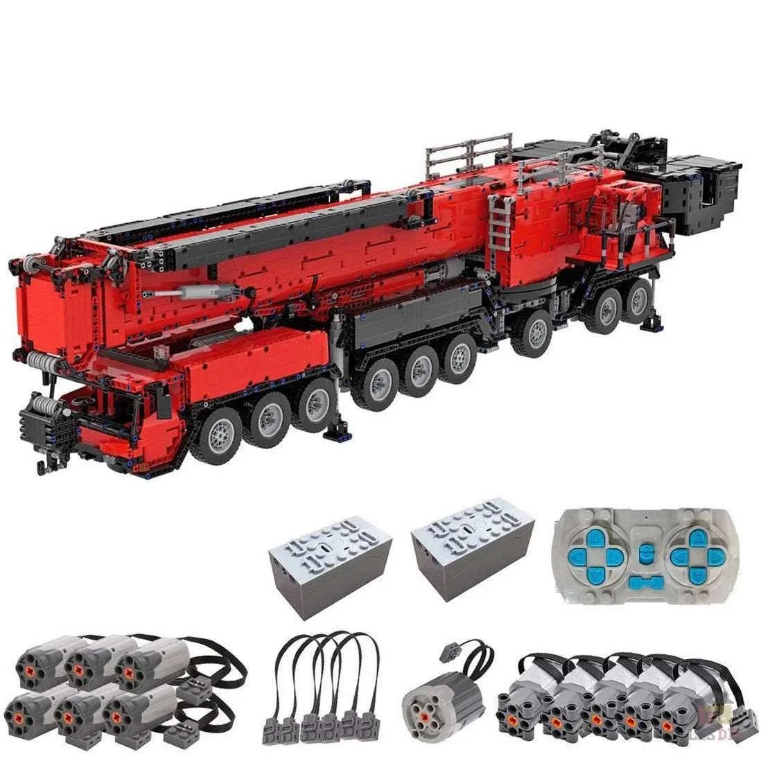 LesDiy Grue tout-terrain RC LTM1750-9.1 avec 12 moteurs (LESDIY-3182449) - prix | Brick Broker