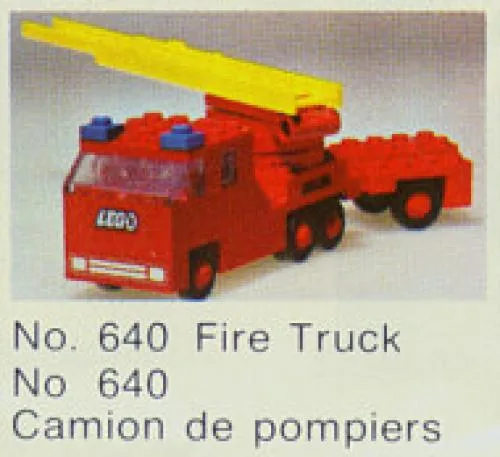 LEGO 640 Camion de pompiers - prix et où acheter | Brick Broker