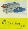 LEGO 268 Ford Taunus 17M 1:87 avec Garage - prix | Brick Broker