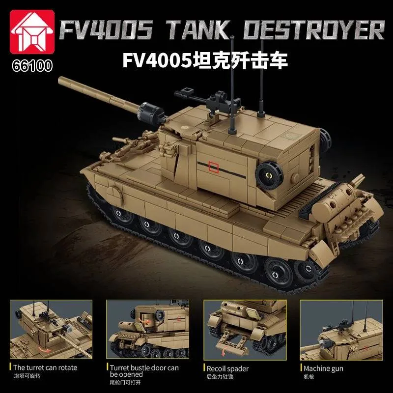 LEYI Chasseur de char FV4005 (LEYI-66100) - prix | Brick Broker