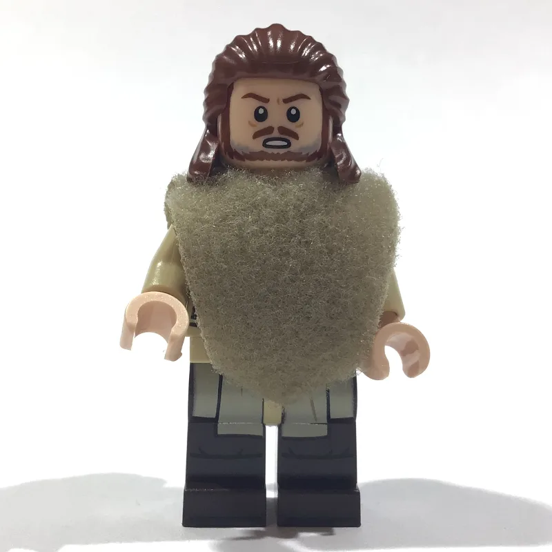 Qui-Gon Jinn, Poncho, Reddish Brown Beard — minifigurine LEGO | Brick Broker