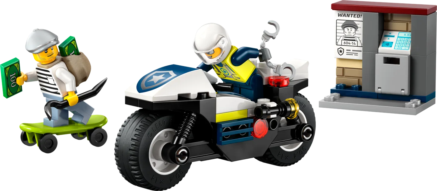 LEGO 60455 Course-poursuite en moto de police - prix | Brick Broker