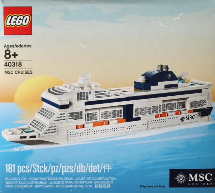 LEGO 40318 MSC Croisières - prix et où acheter | Brick Broker