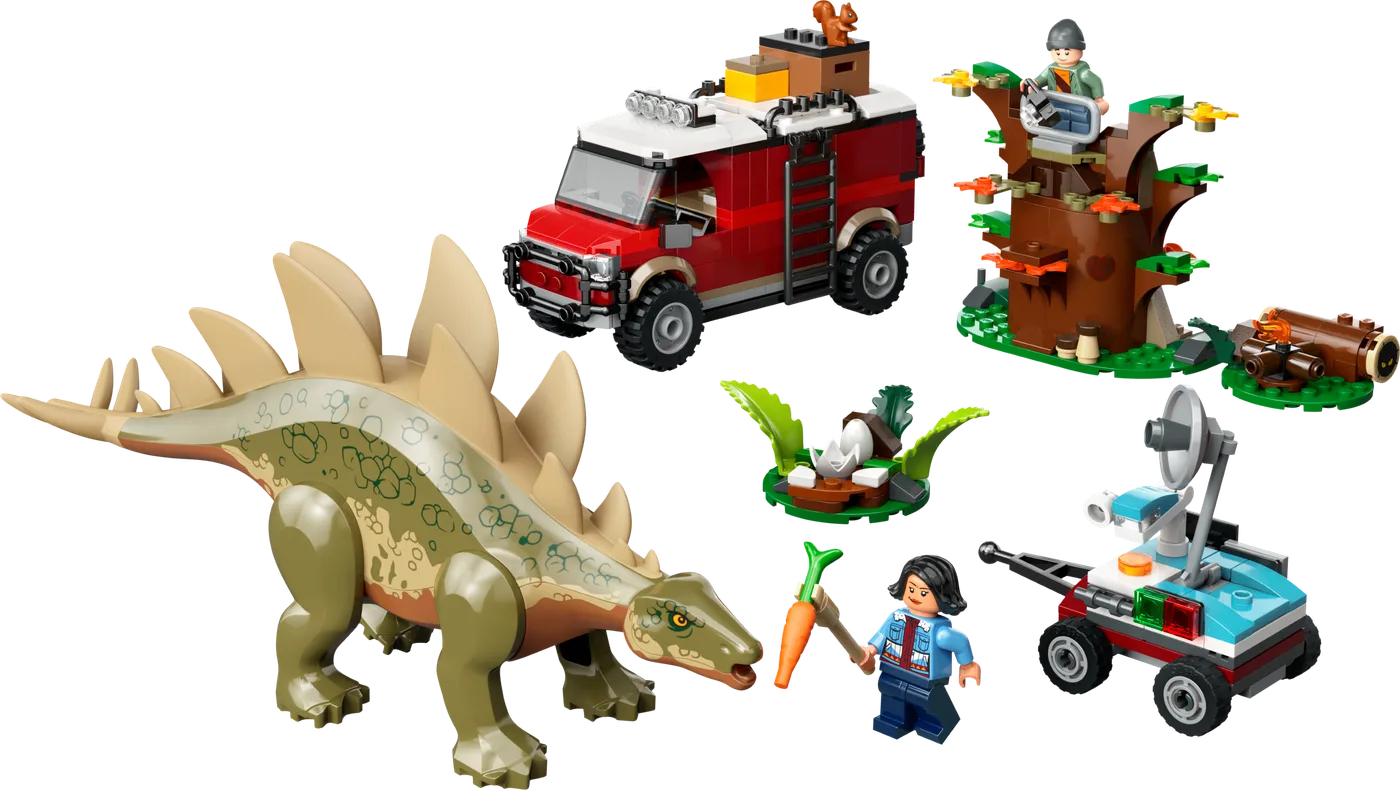 LEGO 76965 Missions dinosaures : La découverte du Stégosaure - prix | Brick Broker