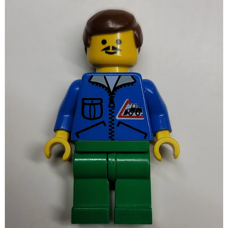 Man - Blue Jacket, Green Legs — dans quels sets LEGO ? (fig-004808) | Brick Broker