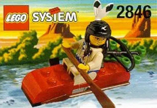 LEGO 2846 Canoë indien - prix et où acheter | Brick Broker