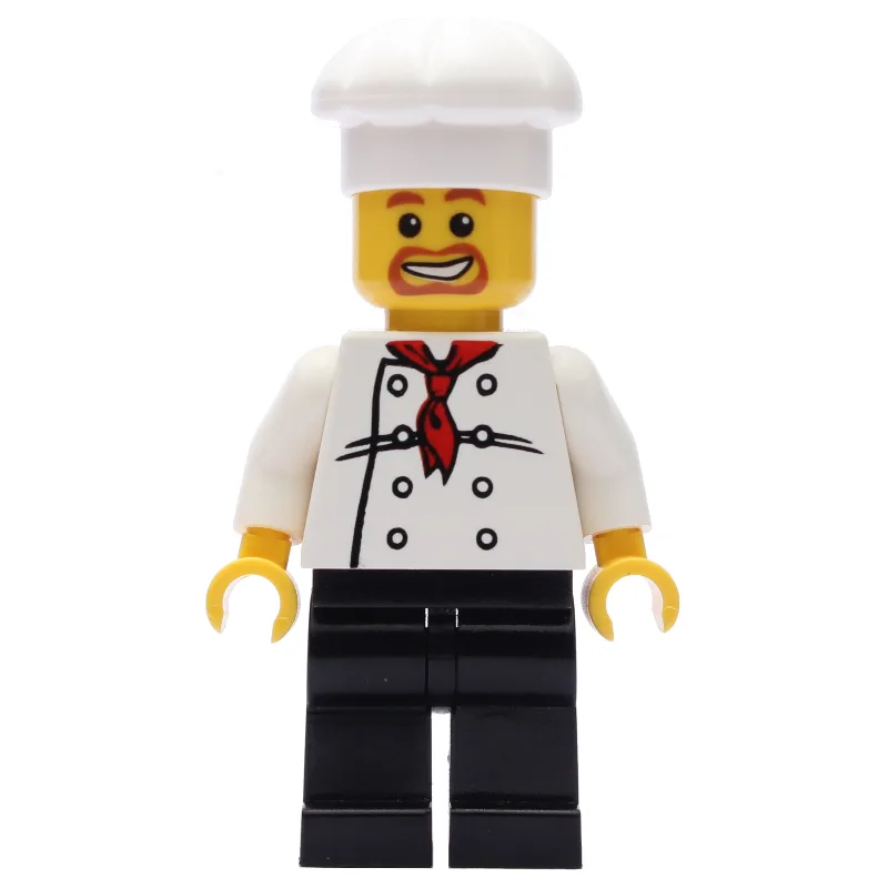 Chef, Red Neckerchief, Black Legs, Goatee Bea… — minifigurine LEGO | Brick Broker