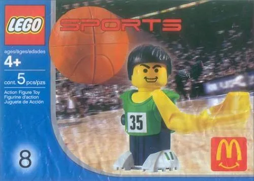 LEGO 7918 Joueur de basket-ball vert - prix | Brick Broker